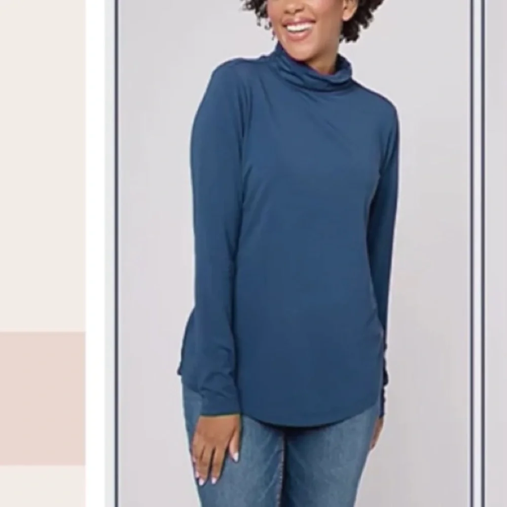 Belle by Kim Gravel turtleneck/mock neck pullover - Picture 7 of 10